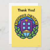 Kinzville Hochschullogo Dankeskarte (Vorne/Hinten)