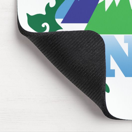 KIORA Kiwi Neuseeland hallo Mousepad (Ecke)