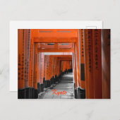 Kioto Postcard — Fushimi Inari Shrine Postkarte (Vorne/Hinten)