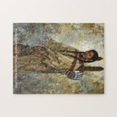 Kiowa Cradleboard, Ureinwohnerfrauenpuzzlespiel Puzzle (Horizontal)