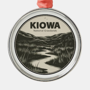 Kiowa National Grasslands Stream Ornament Aus Metall