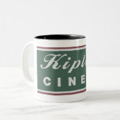 Kipling Cinema Logo-Tasse Zweifarbige Tasse (Vorderseite Links)