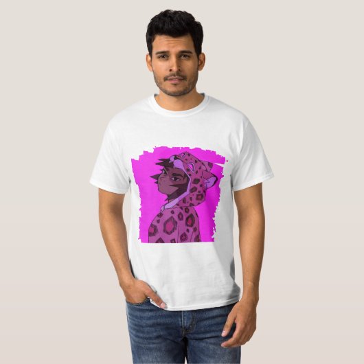 Kipo Jaguar Art Retro T-Shirt (Vorne ganz)