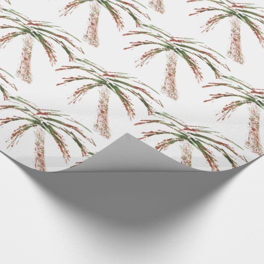 Kippen der Palme Geschenkpapier (Ecke)