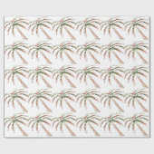 Kippen der Palme Geschenkpapier (Flach)