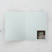 Kippen Sie auf die Babyausfallkarte Karte (Innenseite)