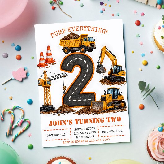 Kipper 2. Geburtstag Einladung