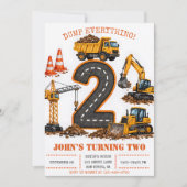 Kipper 2. Geburtstag Einladung (Vorderseite)