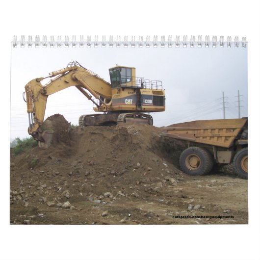 Kipper mit 5130 Bagger/, schwere Ausrüstung Kalender (Titelbild)