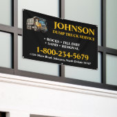 Kipper-Service Banner (Äußeres Gebäude)