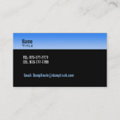 Kipper-Visitenkarten Visitenkarte (Rückseite)