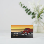 Kipper-Visitenkarten Visitenkarte (Stehend Vorderseite)