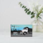 Kipper-Visitenkarten Visitenkarte (Stehend Vorderseite)