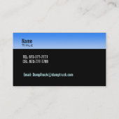 Kipper-Visitenkarten Visitenkarte (Rückseite)