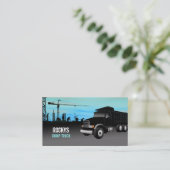 Kipper-Visitenkarten Visitenkarte (Stehend Vorderseite)