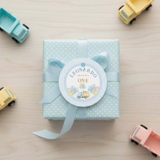 Kipper zum ersten Geburtstag Geschenkanhänger