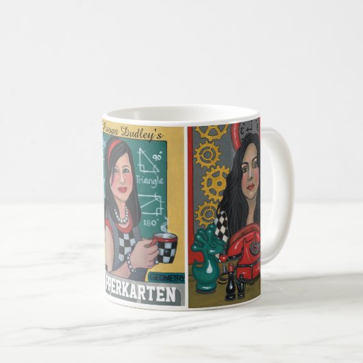 KIPPERKARTEN SCHÖNHEITEN KAFFEETASSE (VorderseiteRechts)