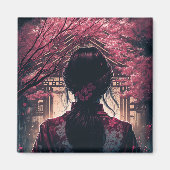 Kira Kirschblüten - Magnet (Vorne)