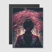 Kira Kirschblüten - Magnetkarte (Vorne/Hinten)