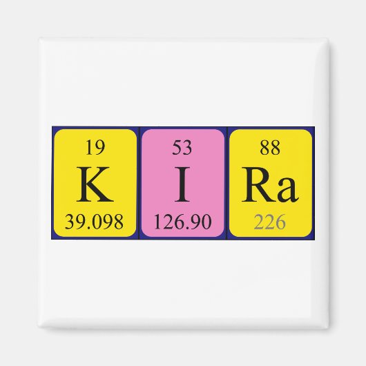 Kira Periodenmagnet Magnet (Vorne)
