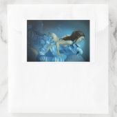 Kira und Aehako Rechteckiger Aufkleber (Tasche)