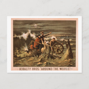 Kiralfy Bros "Rund um die Welt" Theatervorstellung Postkarte