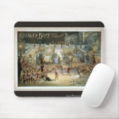 Kiralfy Bros "schwarzer Haken-" Vintages Theater Mousepad (Mit Mouse)