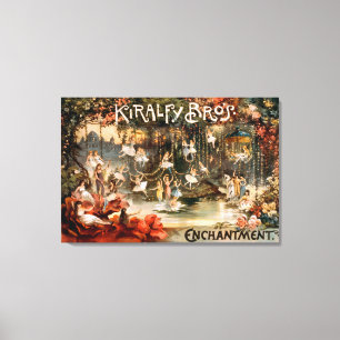 Kiralfy Brothers Enchantment Theaterplakat Leinwanddruck