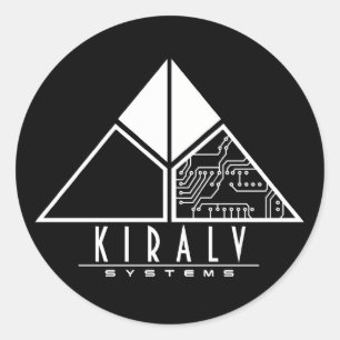 Kiralv Systems-Aufkleber Runder Aufkleber