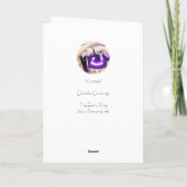 "Kirameki" leere Gruß-Karte Karte (Rückseite)