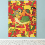 Kirar Melody in Fragments Leinwanddruck (Insitu (Holzboden))