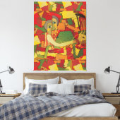 Kirar Melody in Fragments Leinwanddruck (Insitu (Schlafzimmer))