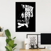 Kirby Ray Poster - Real Rock 99,3 (Heimbüro)