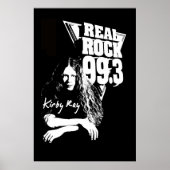 Kirby Ray Poster - Real Rock 99,3 (Vorne)