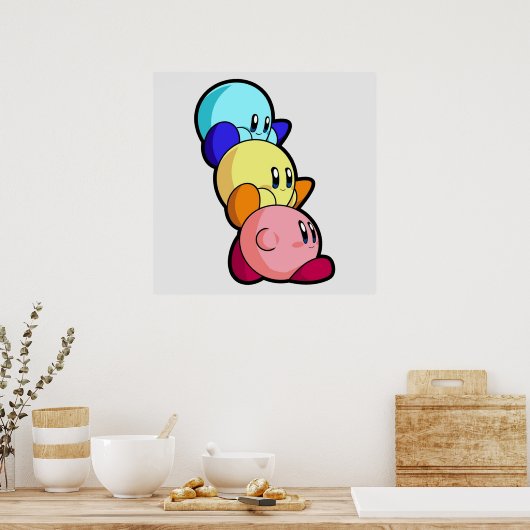 Kirby Stack Poster (Küche)