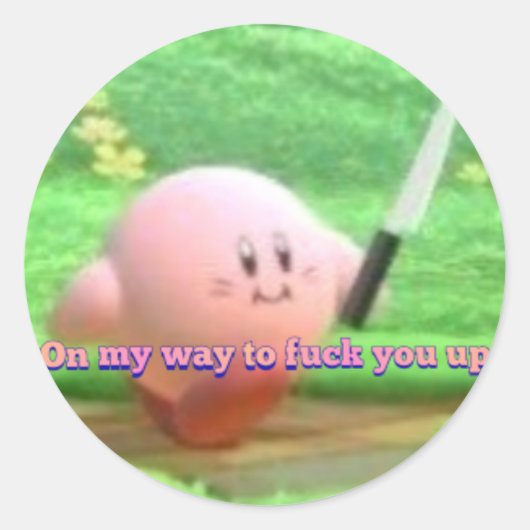 Kirby - sticker (Vorderseite)