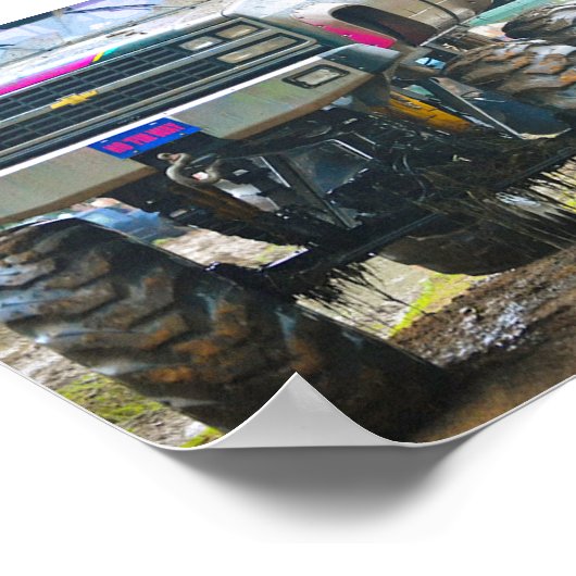 Kirby's Kompound, NY Mudbog Poster (Ecke)