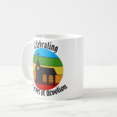 Kirche - 20 Jahre Hingabe feiern Kaffeetasse (Vorderseite Links)