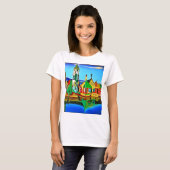 Kirche am Meer 2 T-Shirt (Vorne ganz)