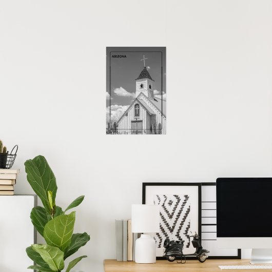 Kirche Arizona Poster (Heimbüro)
