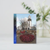 Kirche auf den Azoren Postkarte (Stehend Vorderseite)