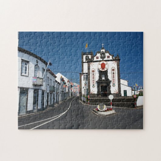 Kirche auf den Azoren Puzzle (Horizontal)
