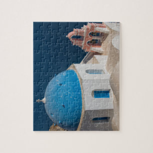 Kirche auf der Insel Santorini, Griechenland Puzzle