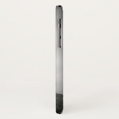 Kirche auf einem Hügel in Schwarzweiss Case-Mate iPhone Hülle (Hinten/Links)