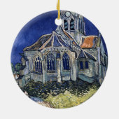 Kirche Auvers-sur-Oise, das Vincent van Gogh malt Keramikornament (Hinten)