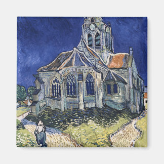 Kirche Auvers Sur Oise Gemälde Vincent van Gogh Magnet