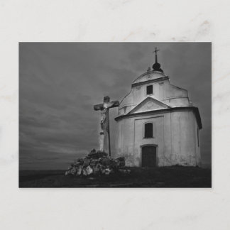 Kirche B&W Postkarte