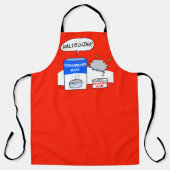 Kirche Bankett oder Pastor Aufwertung Humorisch Schürze (Vorderseite)