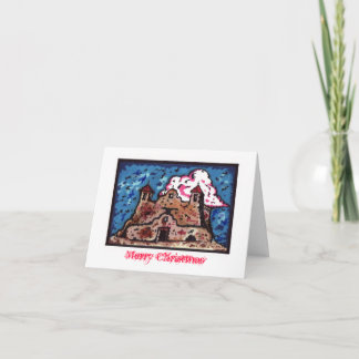 Kirche bei Isleta Feiertagskarte