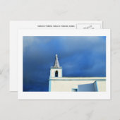 Kirche bei Sonnenaufgang: Angra do Heroismo, Azore Postkarte (Vorne/Hinten)